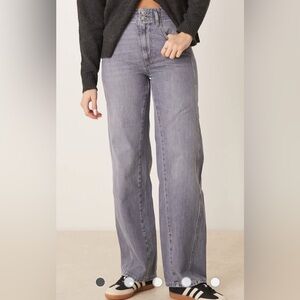 NWOT We The free Aster High-rise Straight leg Jeans in slate size 25